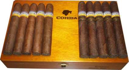 5 COHIBA SUBLIMES + 5 COHIBA SIGLO VI (10 CIGARS)