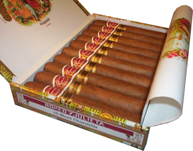 ROMEO Y JULIETA SHORT CHURCHILLS (10 CIGARS)